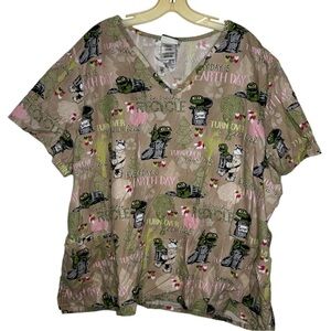 Sesame Street Scrubs Shirt